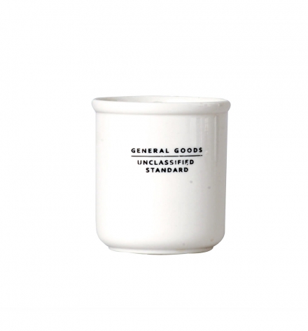 White Ceramic filled candle