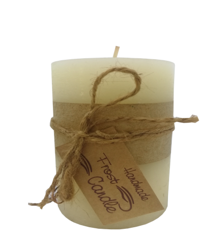 Frost Pillar Candle
